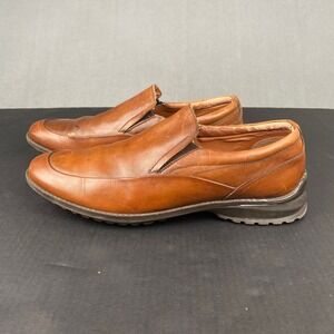 Bass Dress Shoes Men's Size 12 M Brown Leather‎ Penny Loafer